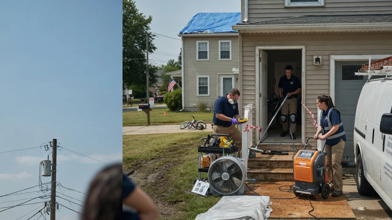 Water Damage Repair in Fingerville, SC near me